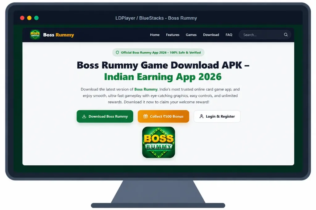 Boss Rummy PC Android Emulator Installation